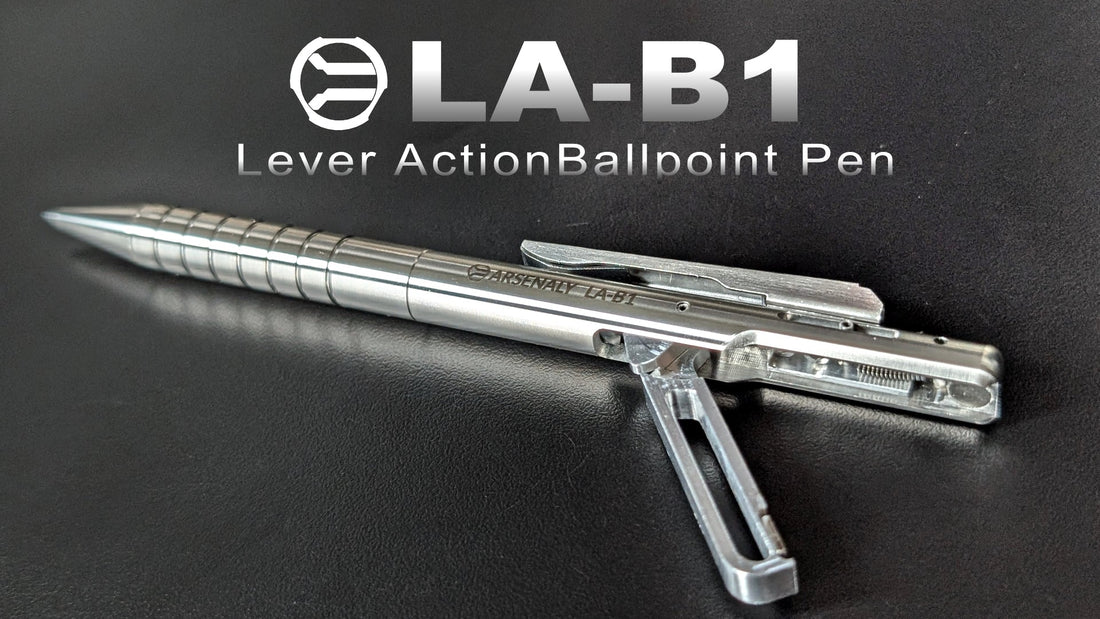 レバーアクションペンLA-B1、10月17日 kickstarterにて