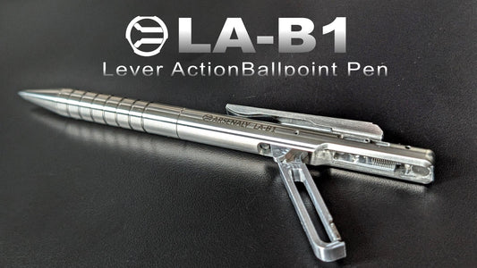 レバーアクションペンLA-B1、10月17日 kickstarterにて